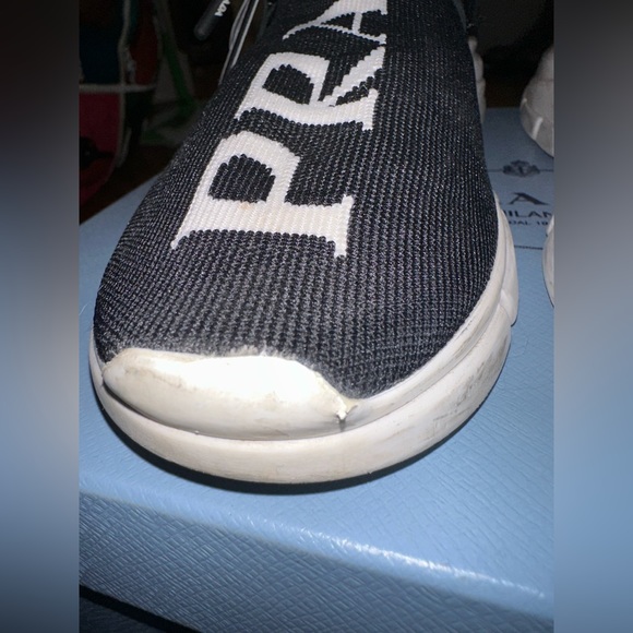 Prada Knit Fabric Logo Sneaker - Picture 6 of 14